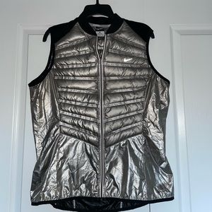 Nike Aeroloft 800 Running Vest, Thin, Reflective, Goose Down, Size XL